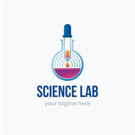 Free Vector Science Logo Template Design