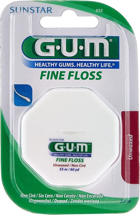 Fine Floss Fil Dentaire Non Cire M Gum Amazon Fr Hygi Ne Et Sant