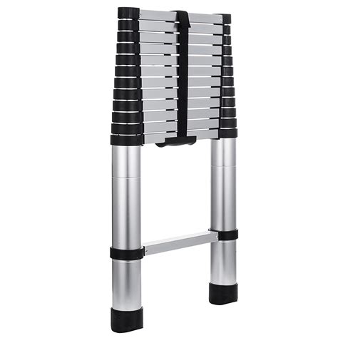 Folding Ft Multi Purpose Telescopic Extension Ladder Aluminum Heavy