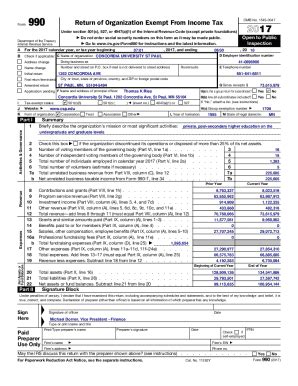 Fillable Online Concordia Csp Concordia Ave Fax Email Print