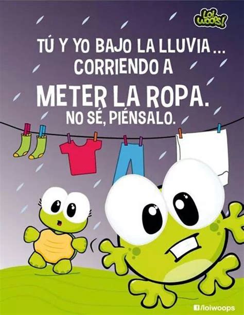 Tu Y Yo Bajo La Lluvia Frases Bonitas Lluvia Divertido