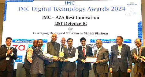 L T Defence Awarded With Imc Aza Best Innovation Award For