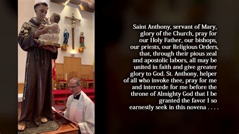 Novena To St Anthony Day Nine June 12 2020 Youtube