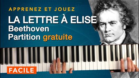 Apprenez Jouer Au Piano La Lettre Elise Beethoven Youtube