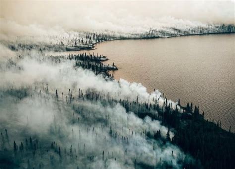 Forest fires in northern Québec, July, 2023 | MATTHEW'S ISLAND