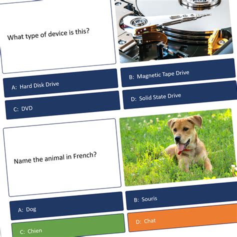 Powerpoint Template For A Multiple Choice Quiz - Bank2home.com