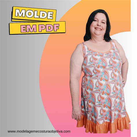 MOLDE EM PDF CAMISOLA DE MALHA BABADO NA BARRA W A MACHADO