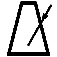 Metronome Icon Free PNG SVG 28819 Noun Project