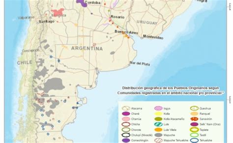 Mapa De Pueblos Originarios De Argentina Mapa De Argentina Argentina Otosection