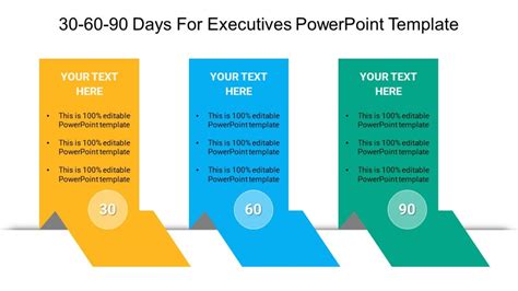 30 60 90 Days For Executives Powerpoint Template Pptuniverse