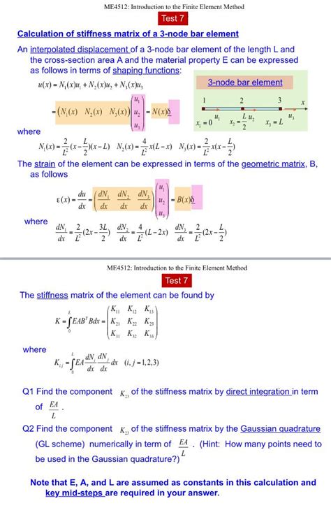 Solved Me Introduction To The Finite Element Method Chegg