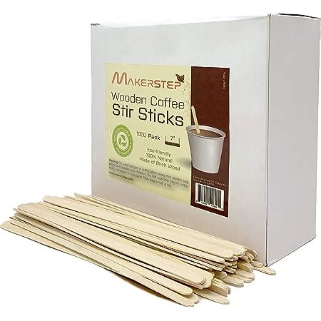 Amazon 1000 PACK Wooden Coffee Stirrer Sticks 7 5 Inch Bio