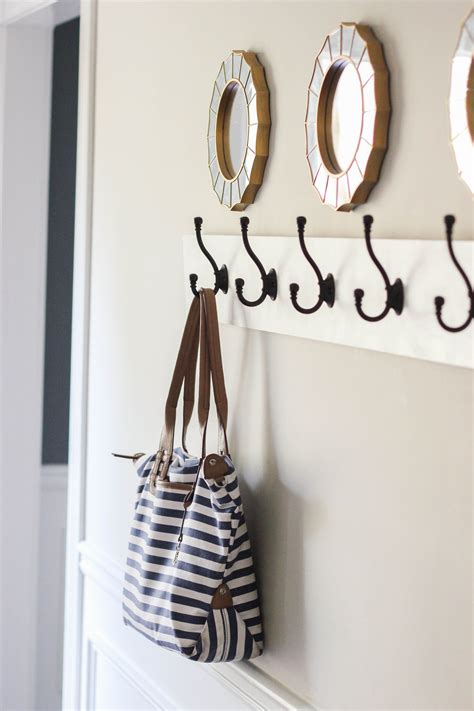 How To Build A Wall Mounted Coat Rack Erin Spain Diy Coat Rack