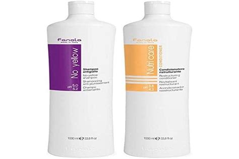 Fanola No Yellow Shampoo Nutri Care Conditioner Ml Ml