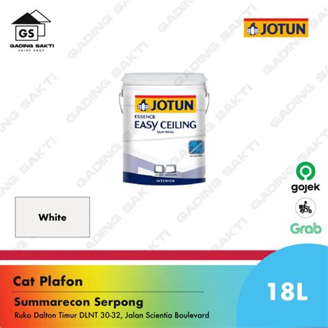 Jual Jotun Essence Easy Ceiling Matt White Putih Cat Plafon Pail