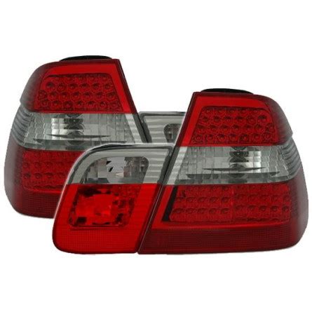 LAMPY TYLNE BMW E46 5 98 8 01 RED SMOKE