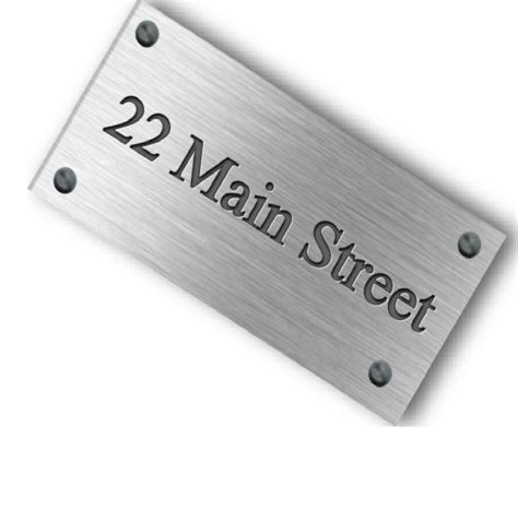 Stainless Steel Name Plate Mm Grade Ss At Rs Square Inch