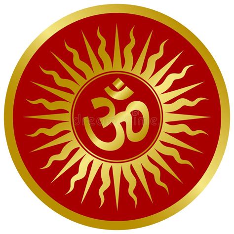 Spiritual Om Sign Stock Illustration Illustration Of Mandala 10641344