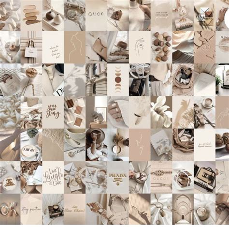 Pcs Cream Wall Collage Kit Pearl Aesthetic Ivory Etsy Artofit