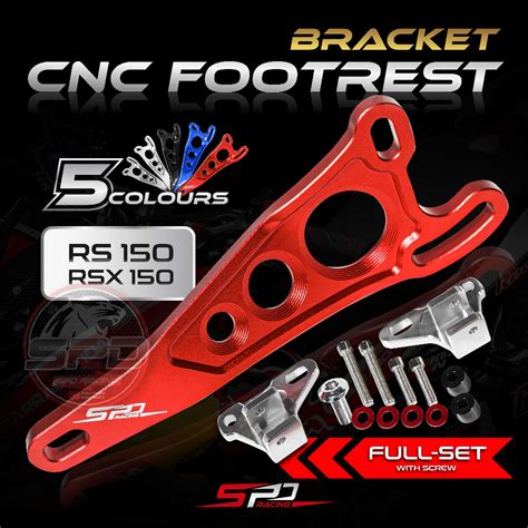 Rear Footrest Brakcet CNC Exhaust Bracket SPD Racing PNP Adjustable