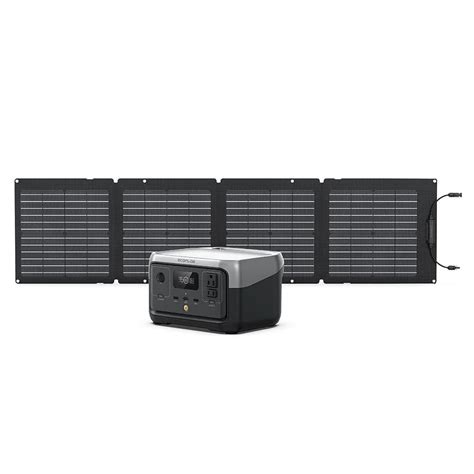 EcoFlow River 2 + 110W Portable Solar Panel | by EcoFlow