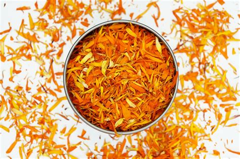 Buy Organic Dried Edible Flower Petals Calendula Petals Citrus Mix