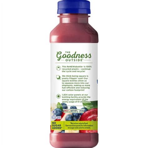 Naked Juice Blue Machine Flavored 100 Juice Smoothie Blend 15 2 Fl Oz