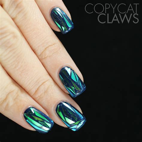 Copycat Claws My Attempt At Shattered Glass Nails