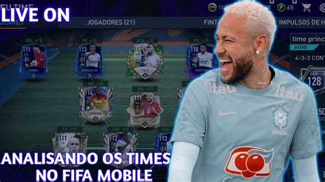 LIVE ON ANALISANDO OS TIMES E JOGANDO X1 O CHAT NO FIFA MOBILE