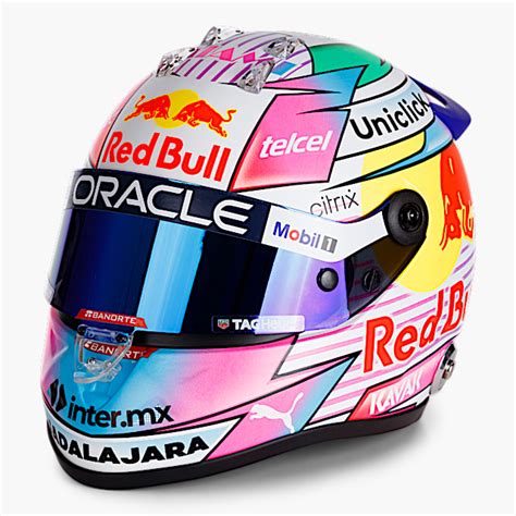 Mini Helmet Checo Perez Miami Gp Scale Gpstore