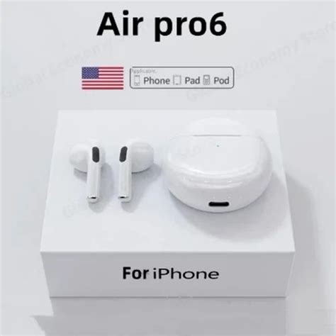 Earbud White New Original Air Pro 6 TWS Wireless Headphones at ₹ 1000 ...