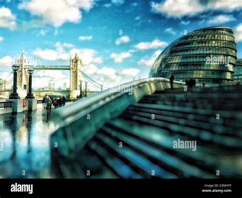 Tower Bridge And City Hall London Stock Photo Alamy