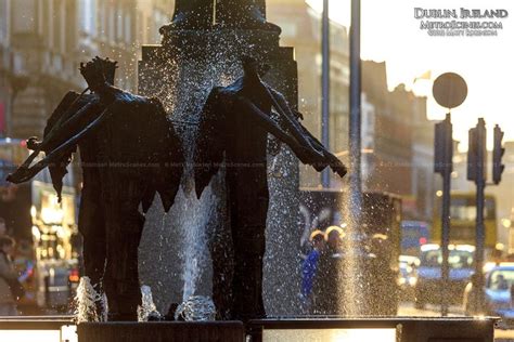 Dublin Trumpeter Fountain MetroScenes Dublin Ireland