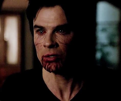 Damon Salvatore Vampirler Poster Vintage Posterler