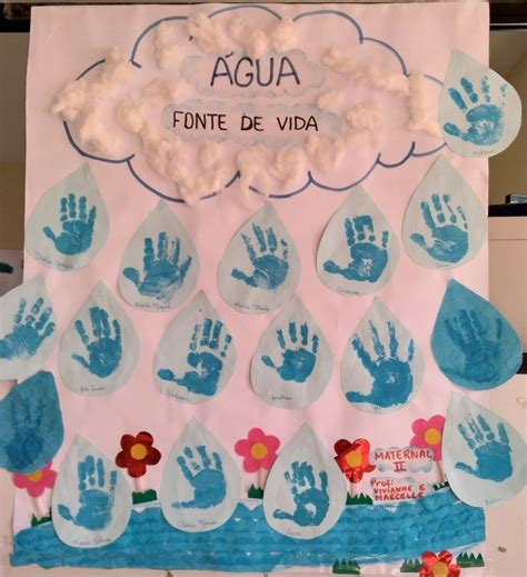 Pintura Dia Da Escola - Dia da água: Colagem e pintura do ciclo da água | Bambini acqua ...