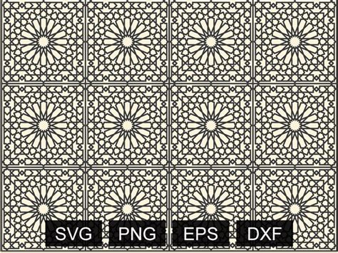 Arabic Seamless Pattern Svg Islamic Seamless Pattern Arabic Svg