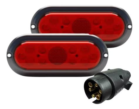 Kit Lanterna Led Selada Carretinha Reboque Jet Ski Barco Frete Gr Tis