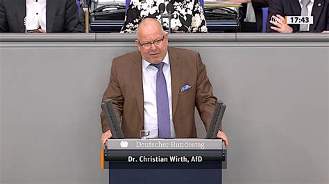 Dr Christian Wirth Rede Vom 11 05 2023 Politwelt De