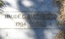 Maude Claire Genovar Butterfield 1904 1940 Mémorial Find a Grave