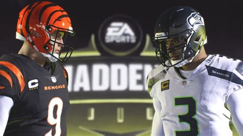 Madden NFL 24 Seattle All Time Seahawks Vs Cincinnati All Time