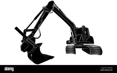 Backhoe Clipart Vector Cross