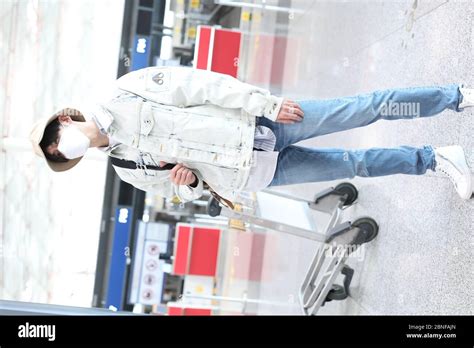 Chinese Actor Zhang Yunlong Arrives At A Beijing Airport Before