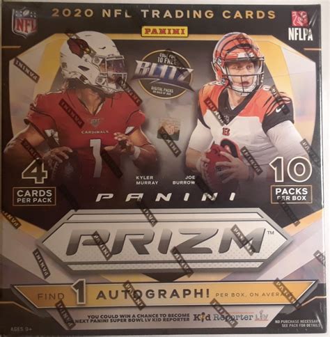 2020 Prizm Football Megabox Walmart MySlabs