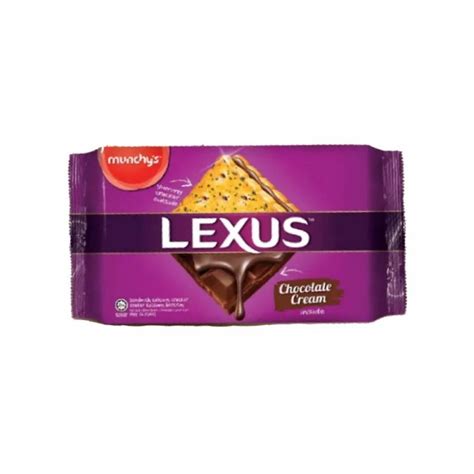 Munchy S Lexus Chocolate Cream Salted Chocolate Biscuit Sandwich 10