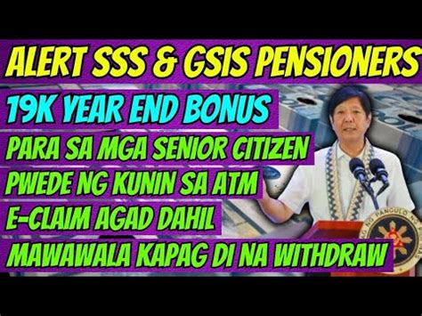 ATTENTION ALL SENIORS 19K YEAR END BUNOS PARA SA MGA SENIOR CITIZEN