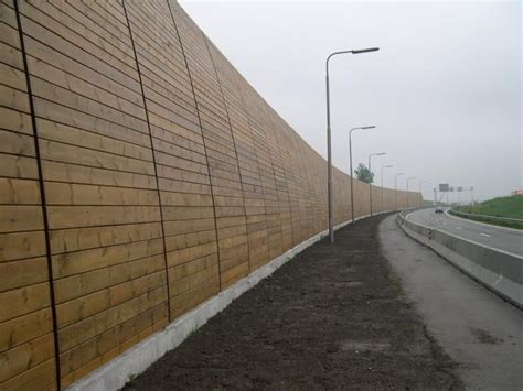 Concrete Noise Barrier Wall With Integrated Planting Description From