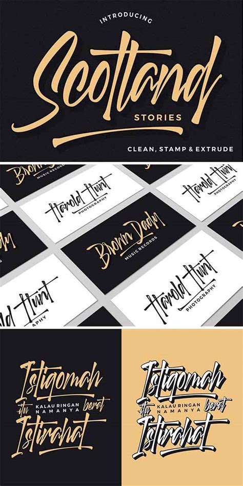 50 Best Brush Fonts 2022 Graphic Design Junction