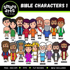 Bible Characters Clip Art 1 - Educational Clip Arts and Bible Stories