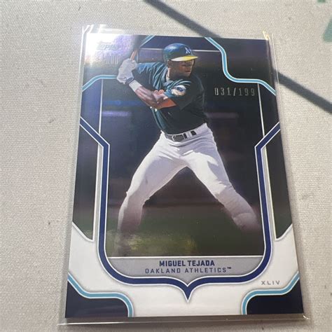 2023 Topps X J Rod The Show Out Collection Foil 199 Miguel Tejada EBay