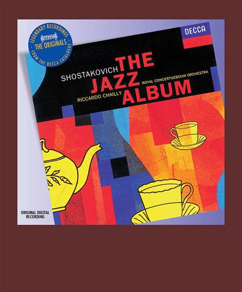 Dmitri Dmitrievich Shostakovich The Jazz Album Album Cover Digital Art